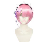 Parrucca Cosplay Anime Re Starting From Zero per Halloween, feste, carnevale, vita notturna, concerti, matrimoni