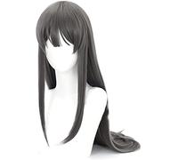 Parrucca cosplay anime Sakurajima Maggio Cosplay Parrucche Headwear Rascal Non sogna di Bunny Girl Senpai Capelli sintetici Lunghi dritti capelli grigi