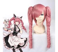 Parrucca cosplay Anime Steins Gate Parrucche Rumiho Akiha Parrucca Cosplay Resistente al calore Parrucca sintetica Capelli Carnevale Halloween Festa parrucca