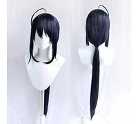 Parrucca Cosplay Anime Touken Ranbu Online Namazuo Toushirou Parrucca，Dark blue and purple mixed long Parrucca Cosplay，Con rete per parrucca gratuita，per Festa Carnevale Halloween Cosplay Parrucca
