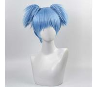 Parrucca Cosplay Assassination Classroom Shiota Nagisa Parrucca,Short Blue Parrucca,con Rete per Parrucca Gratuita,Halloween Costume Cosplay,per Festa Carnevale Natale