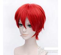 Parrucca cosplay Assassinio di Halloween in classe Ansatsu Kyoushitsu Kozato Enma Capelli sintetici corti rossi per adulto