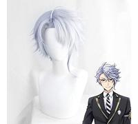 Parrucca Cosplay Azul Twisted-Wonderland Capelli Sintetici Halloween Unisex Giochi di ruolo Puntelli come da foto