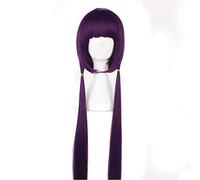 Parrucca Cosplay Blend S Maika Sakuranomiya Parrucca,Long Dark Purple Parrucca,con Rete per Parrucca Gratuita,Halloween Costume Cosplay,per Festa Carnevale Natale