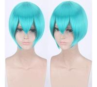 Parrucca Cosplay Capelli Corti Multicolori Anime Capelli Corti Bobo Copricapo