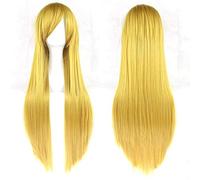 Parrucca Cosplay Cos Parrucca Colorata Parrucca Capelli Lunghi Lisci Parrucca Anime 80Cm Parrucca Colorata, Modello Prezzo All'ingrosso Più Basso 2