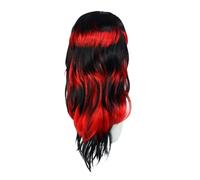 Parrucca cosplay da vampiro sintetico lungo rettilineo 1pc con frangia for le donne indossare ogni giorno for il costume