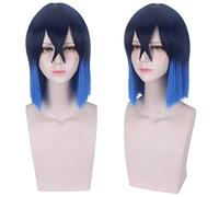 Parrucca cosplay di 8 stili Demon Slayer Nezuko Kamado Tokitou Muichirou Parrucca capelli Kimetsu no Yaiba Giyuu Tsuyuri Kanawo Parrucche Cosplay Parrucca taglia unica No.179