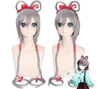 Parrucca cosplay di alta qualità Luo Tianyi VOCALOID Costume Play Parrucche Costumi di Halloween Capelli
