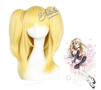 Parrucca cosplay di Anime Boku Wa Tomodachi Ga Sukunai capelli Hasegawa Kobato con parrucche dorate da 60 cm Coda di cavallo Parrucche Cosplay + Cappellino parrucca PL-048