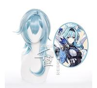 Parrucca cosplay di Eula Anime Genshin Impact Costume da donna Parrucche sintetiche resistenti al calore per Halloween