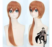 Parrucca cosplay di Halloween Bungo cani randagi Chuya Nakahara Chuuya parrucche marrone capelli sintetici resistenti al calore capelli di Halloween