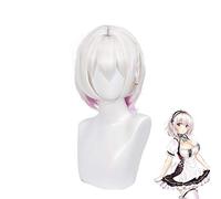 Parrucca cosplay di Hms Sirius Gioco Azur Lane Parrucca cosplay sintetica rosa bianca sintetica resistente al calore Hms Sirius