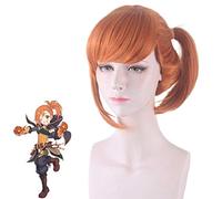 Parrucca cosplay di Hodaka Misogi Anime Princess Connect! Re: Dive cosplay parrucche arancioni per feste di Halloween + parrucca parrucca Re Dive 759