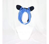 Parrucca cosplay di Jolyne Cujoh La bizzarra avventura di Jojo Vento dorato Kujo Verde Versione lunga Panini Trecce Parrucche sintetiche + Cappellino parrucca 1491 D4
