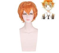 Parrucca cosplay di Land of the Lustrous Houseki no Kuni Rutile per halloween Parrucche sintetiche rutili per capelli mezzo mezzo mezzo giallo sintetico Zircon PL-206 taglia unica
