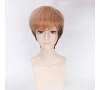 Parrucca Cosplay Eren Attacco Anime su titano Accessorio per costume cosplay Ymir Mikasa Ackerman Armin Arlart Parrucca sintetica per capelli + berretto per parrucca Taglia unica Jean Kirschtein
