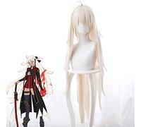 Parrucca Cosplay Fate/Grand Order Okita Souji 120CM Parrucche Cosplay lunghe Parrucche Cosplay Halloween Carnival Women