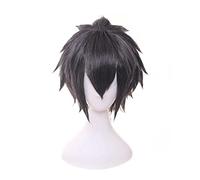 Parrucca Cosplay Final Fantasy XV Noctis Parrucca,Short Dark Grey Parrucca,con Rete per Parrucca Gratuita,Halloween Costume Cosplay,per Festa Carnevale Natale