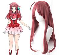 Parrucca Cosplay GHK Biamoxer Sakura Minamoto ZOMBIE LAND SAGA Capelli sintetici lunghi dritti per adulti