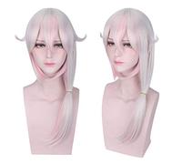 Parrucca Cosplay GHK Honkai Impact 3 Bronya Zaychik Kiana Kaslana Fuka Yae Sakura Theresa Apocalypse Treccia Coda di cavallo Lunga coda di capelli finti mix argento rosa