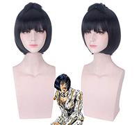 Parrucca cosplay Iavolo KING CRIMSON JoJo Bizarre Avventura Cosplay Parrucche sintetiche Lunghe rose rosse Parrucche Parrucca da festa Halloween Cosplay Taglia unica PL-537