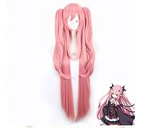 Parrucca cosplay Krul Tepes Parrucca cosplay Anime Owari No Seraph Serafino della fine Terzo antenato Vampiro Costume sexy Parrucca sintetica per capelli + Parrucca con cappuccio