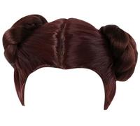 Parrucca cosplay, Parrucca Cosplay for la Principessa Leila di Star Wars, ornamenti e indumenti non inclusi