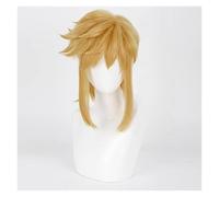 Parrucca Cosplay, Parrucche Party, Parrucca Fancy Parrucche Cosplay Legend of Zelda Breath of the Wild Link, Parrucche Dorate Party