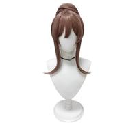 Parrucca Cosplay Per GODDESS OF VICTORY: NIKKE Noir Marrone Parrucche Per Capelli Resistenti Al Calore Con Bang Per La Festa Di Halloween