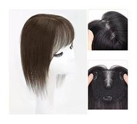 Parrucca Cosplay per le donne Parte della parrucca Testa di donna per riempire i capelli Copertina di veri capelli morbidi Capelli bianchi per aumentare la quantità di veri frange di capelli for riemp