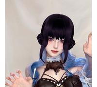 Parrucca Cosplay Realistica Con 2 Chignon Per Giochi Di Ruolo, Feste In