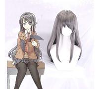 Parrucca Cosplay Seishun Buta Yarou Serie Parrucche Mai Sakurajima Cosplay Parrucca sintetica Capelli Halloween Festa Donna Parrucca Cosplay