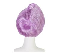 Parrucca cosplay sintetica diritta viola corta da 1 pezzo for la mostra comica del partito for le donne che si vestono madre