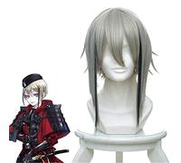 Parrucca cosplay Touken Ranbu online Hyuuga Masamune Capelli sintetici Carnevale di Halloween Anime Parrucche per donna KUZ363d