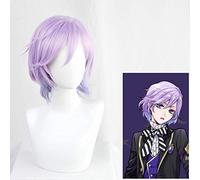 Parrucca Cosplay Twisted Wonderland Epel Parrucca Felmier Veleno Mela Capelli viola chiaro Biancaneve Halloween Giochi di ruolo Hairpiece
