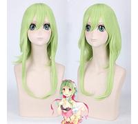 Parrucca Cosplay Vocaloid GUMI Megpoid Anime Verde chiaro Sintetico 60cm Capelli lunghi Megpoid Parrucche Cosplay + Parrucca Unica Megpoid parrucca PL-052