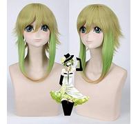 Parrucca Cosplay Vocaloid GUMI Megpoid Anime Verde chiaro Sintetico 60cm Capelli lunghi Megpoid Parrucche Cosplay + Parrucca Taglia unica PL-648