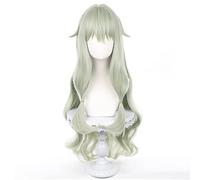 Parrucca Costume Anime Da Donna Per Kusanagi Nene Capelli Sintetici Verde Chiaro Onda Lunga Per La Festa Di Halloween Cos Festival Natale