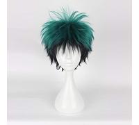 Parrucca costume cosplay resistente al calore capelli neri neri sintetici My Boku no Hero Academia Izuku Midoriya WIG-620B