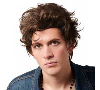 Parrucca Costume Da Adulto Cool Dude | Marrone