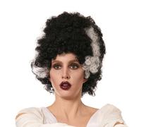 Parrucca Costume Da Adulto Sposa Di Frankenstein | Nera E Bianca