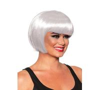 Parrucca Costume Da Adulto Taglio Bob | Bianca