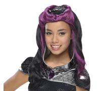 Parrucca Costume Da Bambina Raven Queen Di Ever After High Con Copricapo