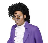 Parrucca Costume Rock Star Viola Uomo Adulto