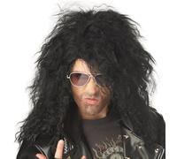 Parrucca Costume Rocker Heavy Metal