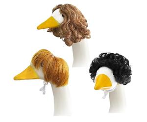 Parrucca d' da giardino, 3 pezzi intrecciata con statua di per esterni, e acconciature decorative resistenti alle intemperie, per cosplay stagionale e Pasqua