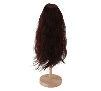 Parrucca da 1/4 Bambola per Seta a Temperatura Ad Alta Temperatura Bambola da 7 a 8 Pollici B Bamella Giuntata con Bambola Riccia con Colpi Viola 1/4 Bambola Wig1/4 B Bambola Unita con Bambola (#4)
