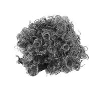 parrucca da avvocato accessorio costume da giudice parrucche divertenti parrucca coloniale costume del padre fondatore parrucche in polvere k seta Dark Grey