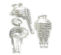 Parrucca da avvocato charm in argento sterling .925 x 1 charms Law Judge